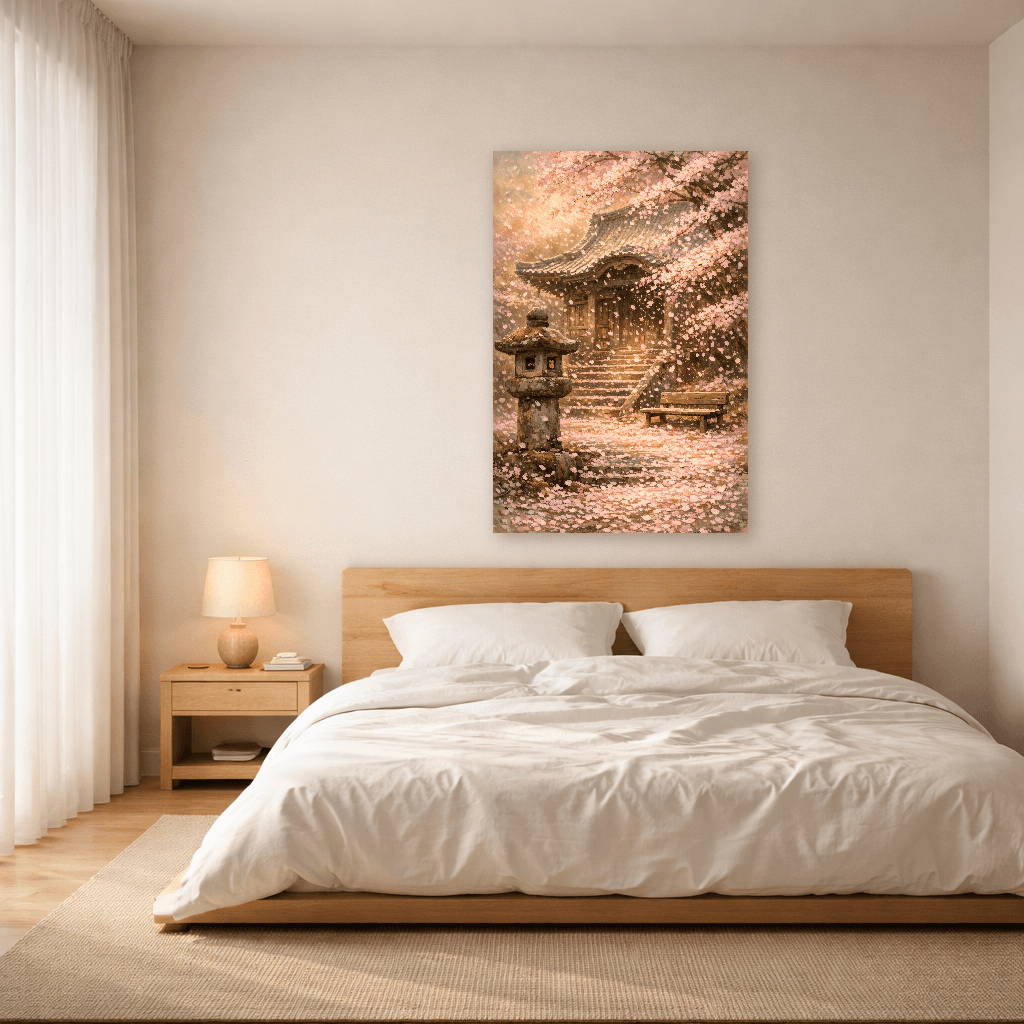 Mono no Aware - The Pathos of Things - Japanese Wall Art - Room Scene 3