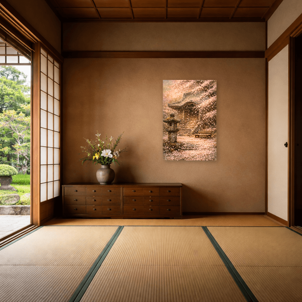 Mono no Aware - The Pathos of Things - Japanese Wall Art - Room Scene 6