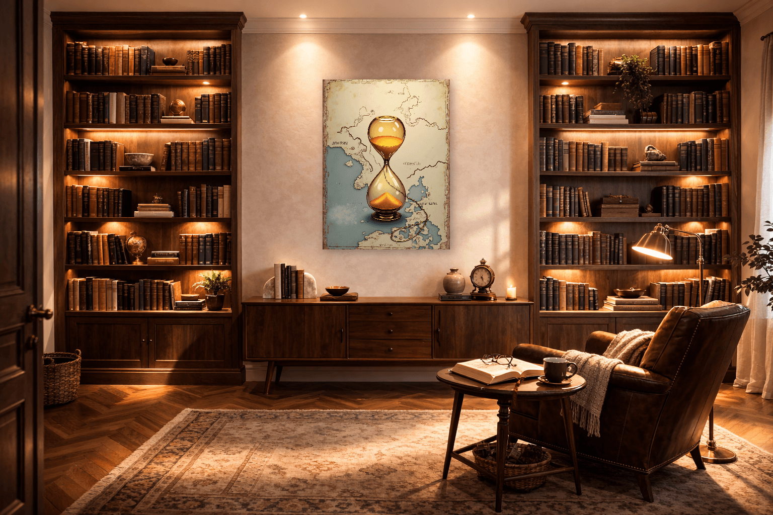 Tempio nella Nebbia - Japanese Wall Art - Room Scene 3