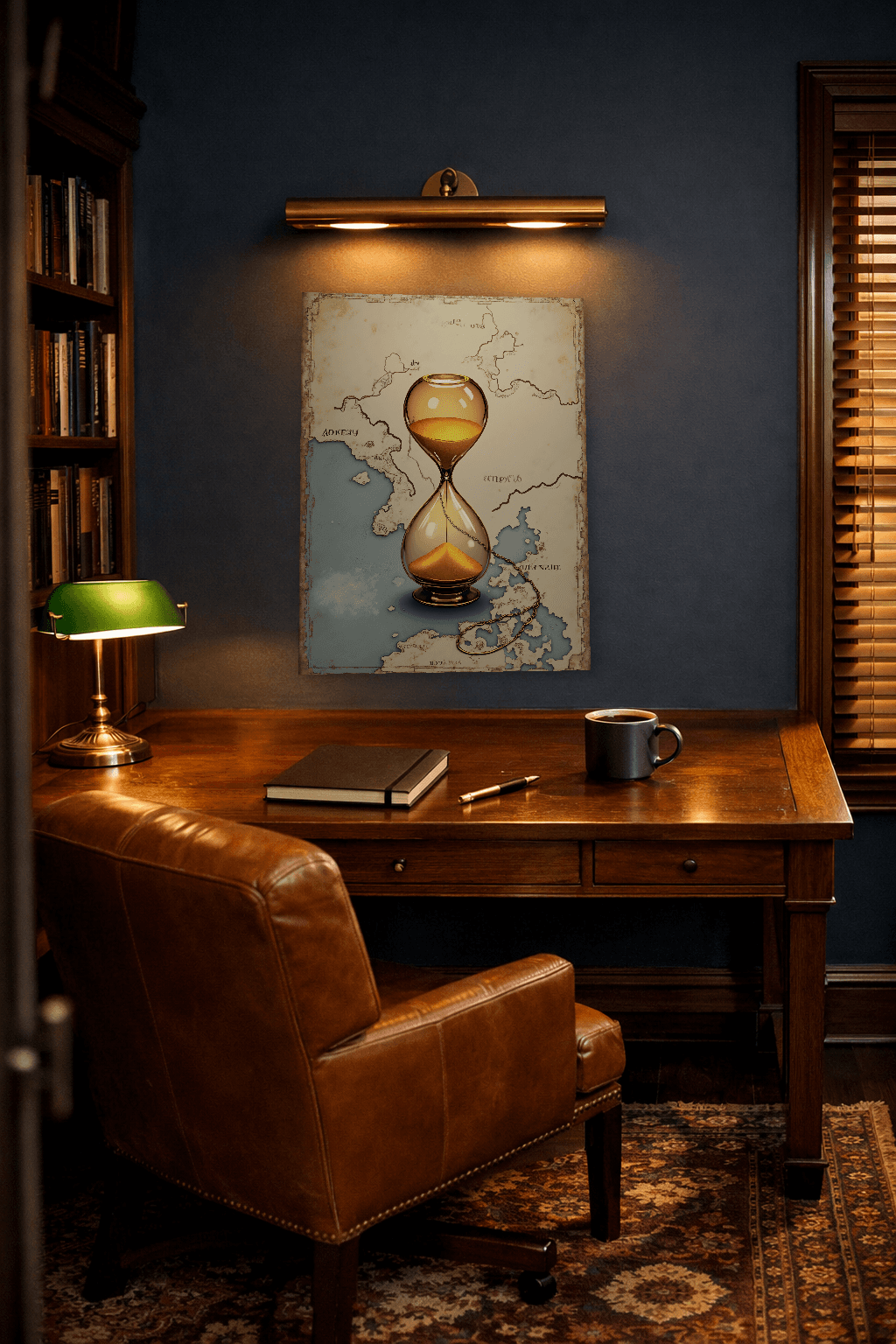 Tempio nella Nebbia - Japanese Wall Art - Room Scene 9